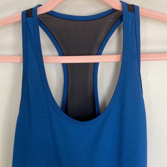 Express EXP CORE Performance Workout Tank - Blue & Black - XS - Picture 2 of 10